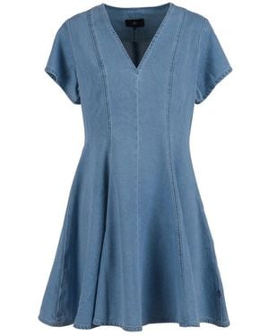 7 For All Mankind Short Dresses - Blue