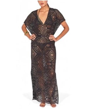 Beliza Maxi Dresses - Marron