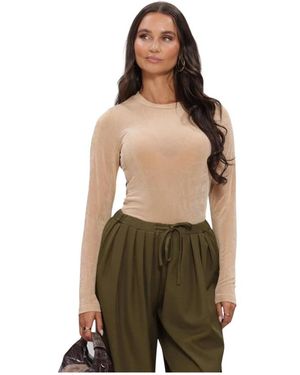 Studio Amaya Tops ,Polyester Lynn T-Shirt - Groen
