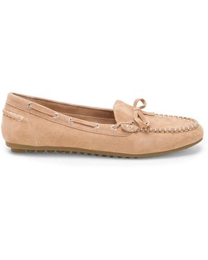 Oltre Schoenen ,Leer Suede Leren Loafers - Naturel