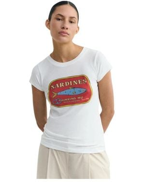 Thinking Mu T-Shirts - Blanc