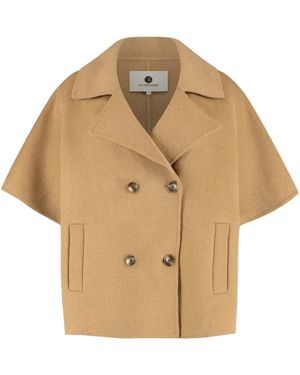 Alter Ego Double-Breasted Coats - Neutro