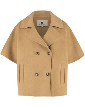 Alter Ego Double-Breasted Coats - Neutro