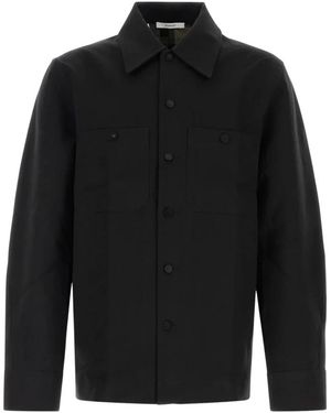 Givenchy Jassen ,Zwart ,Katoen Couture Seam Overshirt