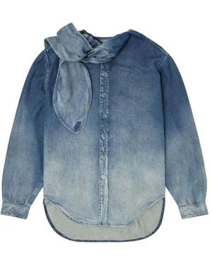 DIESEL Denim Shirts - Blauw