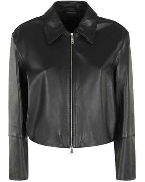Dondup Leather Jackets - Black