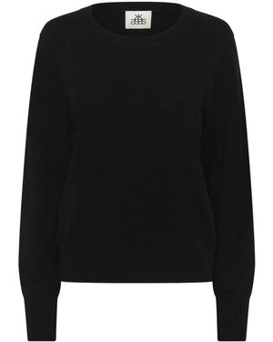 Karen By Simonsen Round-Neck Knitwear - Negro
