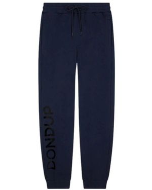 Dondup Jogger-sweatpants mit seitlichem druck - Blau