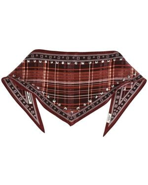 Acne Studios Seidenschals - Braun