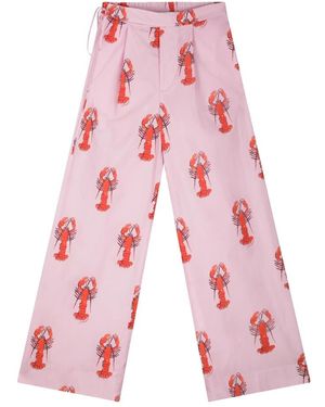 FABIENNE CHAPOT Wide Trousers - Rojo