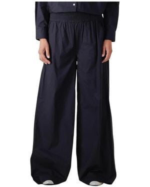 RUBY TUESDAY Broeken ,Zwart ,Wijde Broek Ibet - Blauw