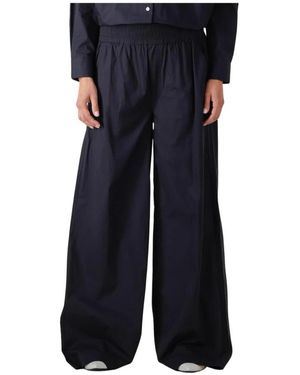 RUBY TUESDAY Broeken ,Zwart ,Wijde Broek Ibet - Blauw