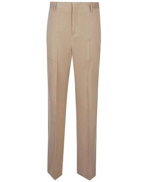 BRIGLIA Straight Pants - Natural