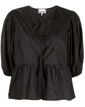 Ganni Blouses - Black