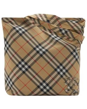 Burberry Tote Bags - Metálico
