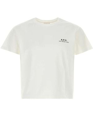 A.P.C. Tops ,Wit ,T-Shirts