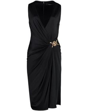 Versace Jersey Dress - Black
