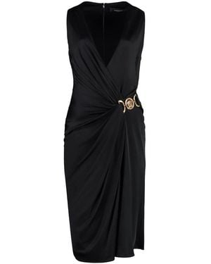 Versace Jersey Dress - Black