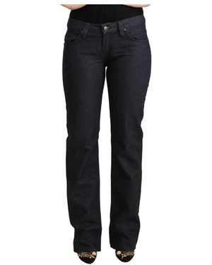 Exte Laagbouw Straight Denim Jeans - Zwart
