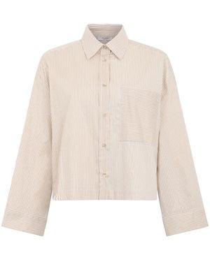 Peserico Shirts - Natural