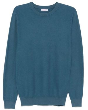 Sun 68 Round-Neck Knitwear - Blue