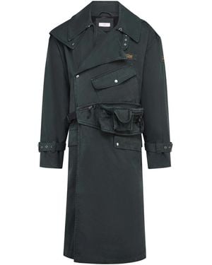 Martine Rose Oversized Trenchcoat - Zwart