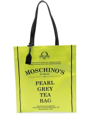 Moschino Shopping Bags - Yellow