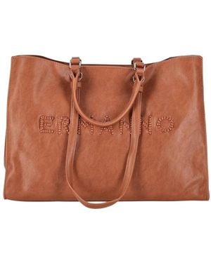 Ermanno Scervino Tassen ,Bruin ,Grote Barbara Logo Tote