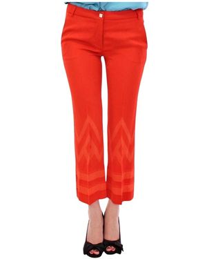 Versace Cropped Trousers - Rosso