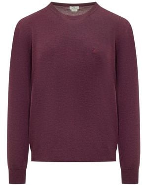 Etro Round-Neck Knitwear - Purple
