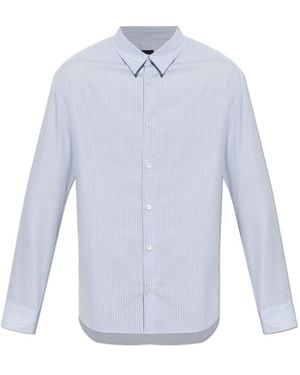 A.P.C. Overhemden ,Blauw ,Katoen Malo Sans Poche Shirt