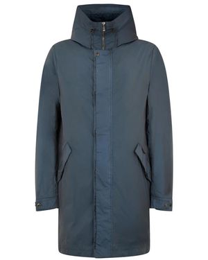 Moorer Single-Breasted Coats - Azul