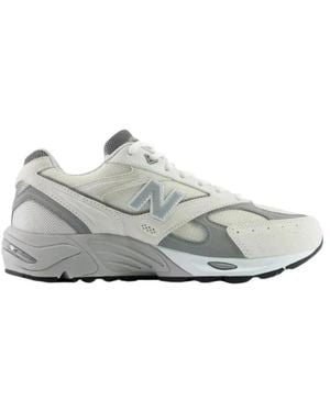 New Balance Fitness ,Grijs ,Leer Hardloopschoenen - Wit