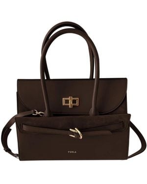 Furla Tassen ,Bruin Tassen - Zwart