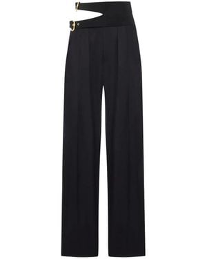 Chloé High-Waist Hosen Mit Schnalle - Blau