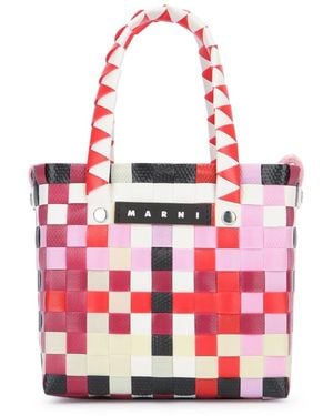 Marni Tote Bags - Rosso