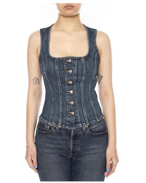 Levi's Sleeveless Tops - Blu