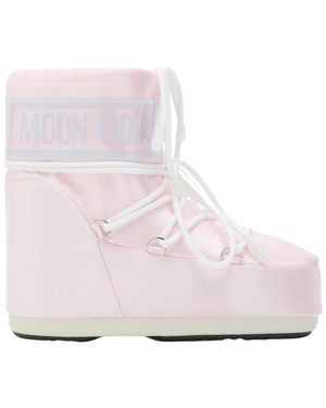 Moon Boot Schoenen ,Roze ,Polyester Icon Low Pearly Boot
