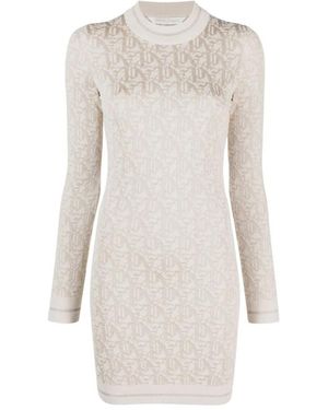 Palm Angels Knitted Dresses - Bianco