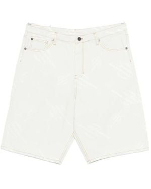 Daily Paper Denim Shorts - White