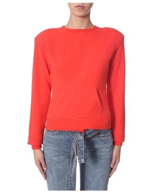 Unravel Project Fold-Detail Sweatshirt - Rot