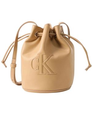 Calvin Klein Bucket Bags - Neutro