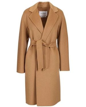 Max Mara Belted Coats - Marrón