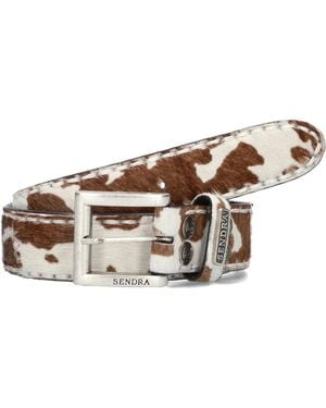 Sendra Weißer Gürtel 881 Für Herbst/Winter Outfits - Braun