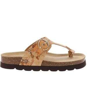 Alviero Martini 1A Classe Flip Flops - Brown