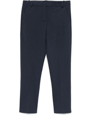 Pinko Cropped Trousers - Azul