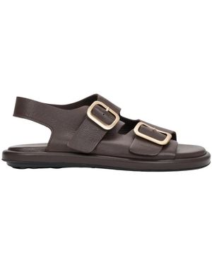 ESTRO Flat Sandals - Brown