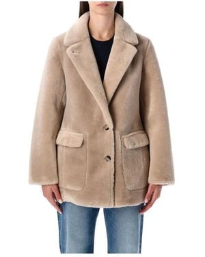 Urbancode Faux Fur & Shearling Jackets - Neutro