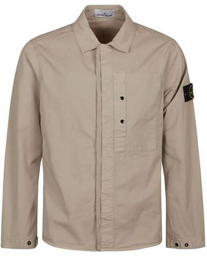 Stone Island Stylisches Overshirt - Natur