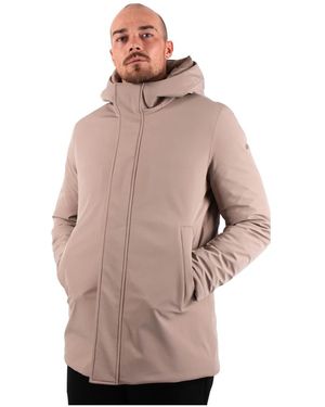 DUNO Korte Gewatteerde Dunjas Parka - Bruin